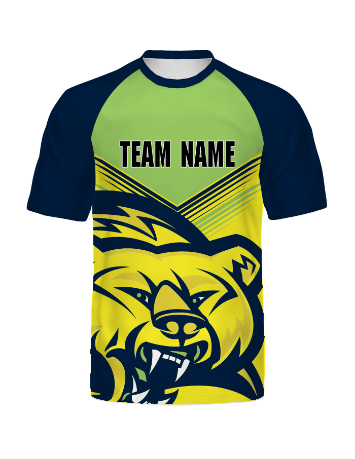 Youth FreeStyle Semi-Sublimated Raglan Tee-Navy